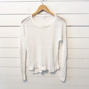 Eileen fisher | Women’s Open Knit Crew Neck Pull Over Size PM